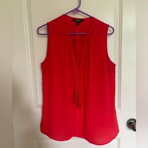 Ralph Lauren Red Sleeveless Top